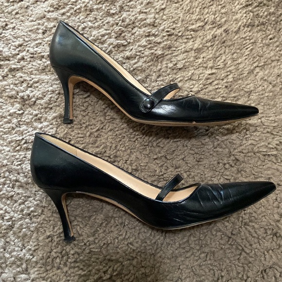 Manolo Blahnik Vintage Black Heels - Picture 4 of 9